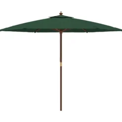 vidaXL - Parasol - Groen - Hout