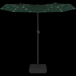 vidaXL - Parasol - Groen - Stof