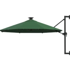 vidaXL - Parasol - Groen - Stof