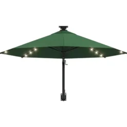 vidaXL - Parasol - Groen - Stof