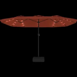 vidaXL - Parasol - Oranje - Stof