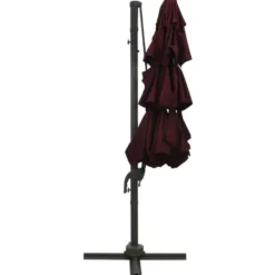 vidaXL - Parasol - Rood - Polyester