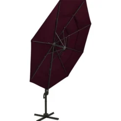 vidaXL - Parasol - Rood - Polyester