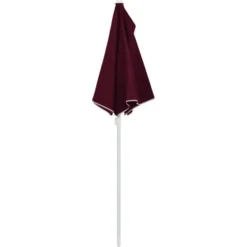 vidaXL - Parasol - Rood - Stof