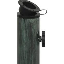 vidaXL - Parasolvoet - Groen - Gietijzer - Ø 44 x 31 cm