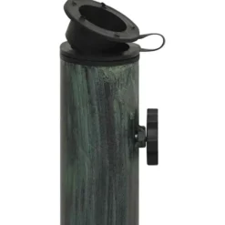 vidaXL - Parasolvoet - Groen - Gietijzer - Ø 44 x 31 cm