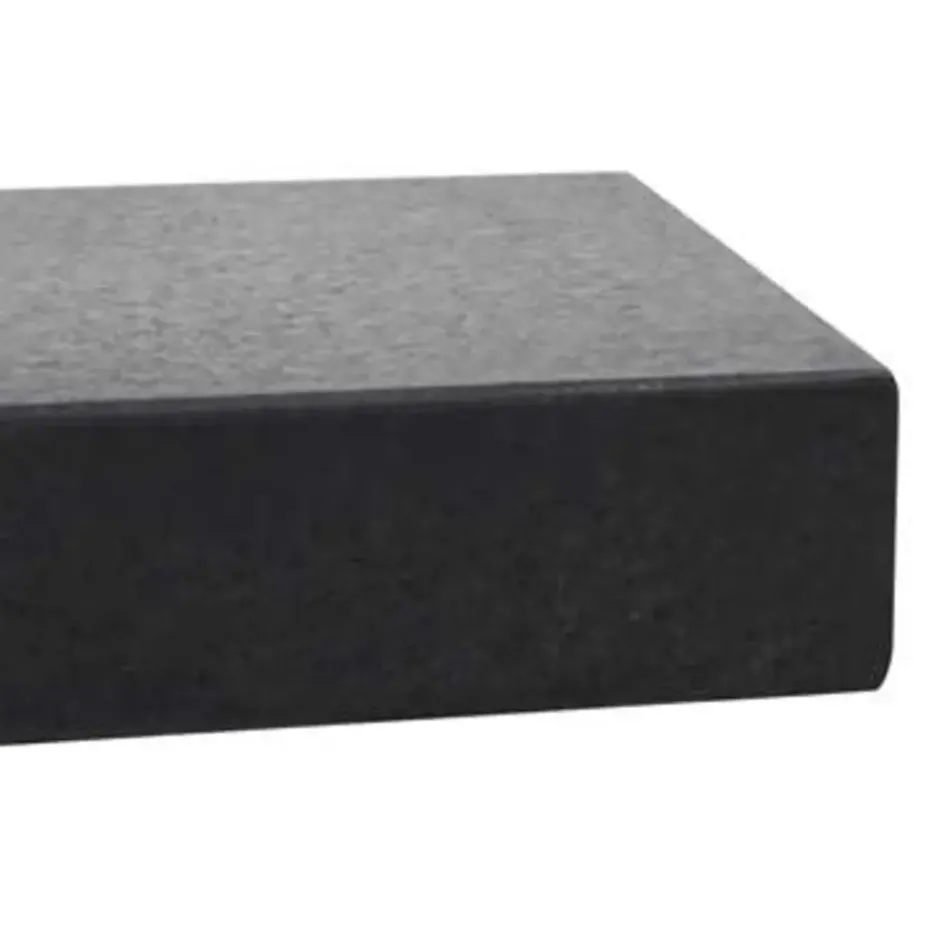 vidaXL - Parasolvoet - Zwart - Graniet
