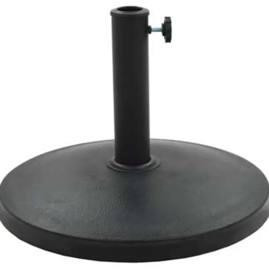 vidaXL - Parasolvoet - Zwart - Polyresin