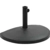 vidaXL - Parasolvoet - Zwart - Polyresin