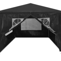 vidaXL - Partytent - Antraciet - Polyetheen