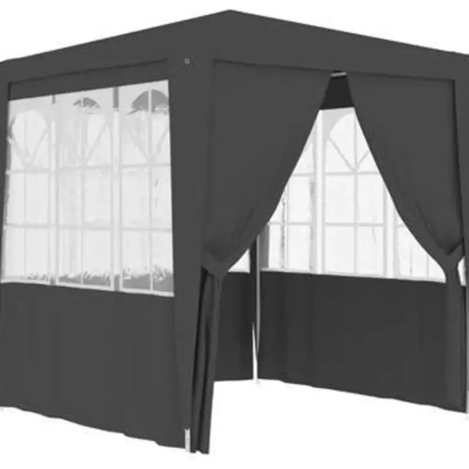 vidaXL - Partytent - Antraciet - Polyetheen