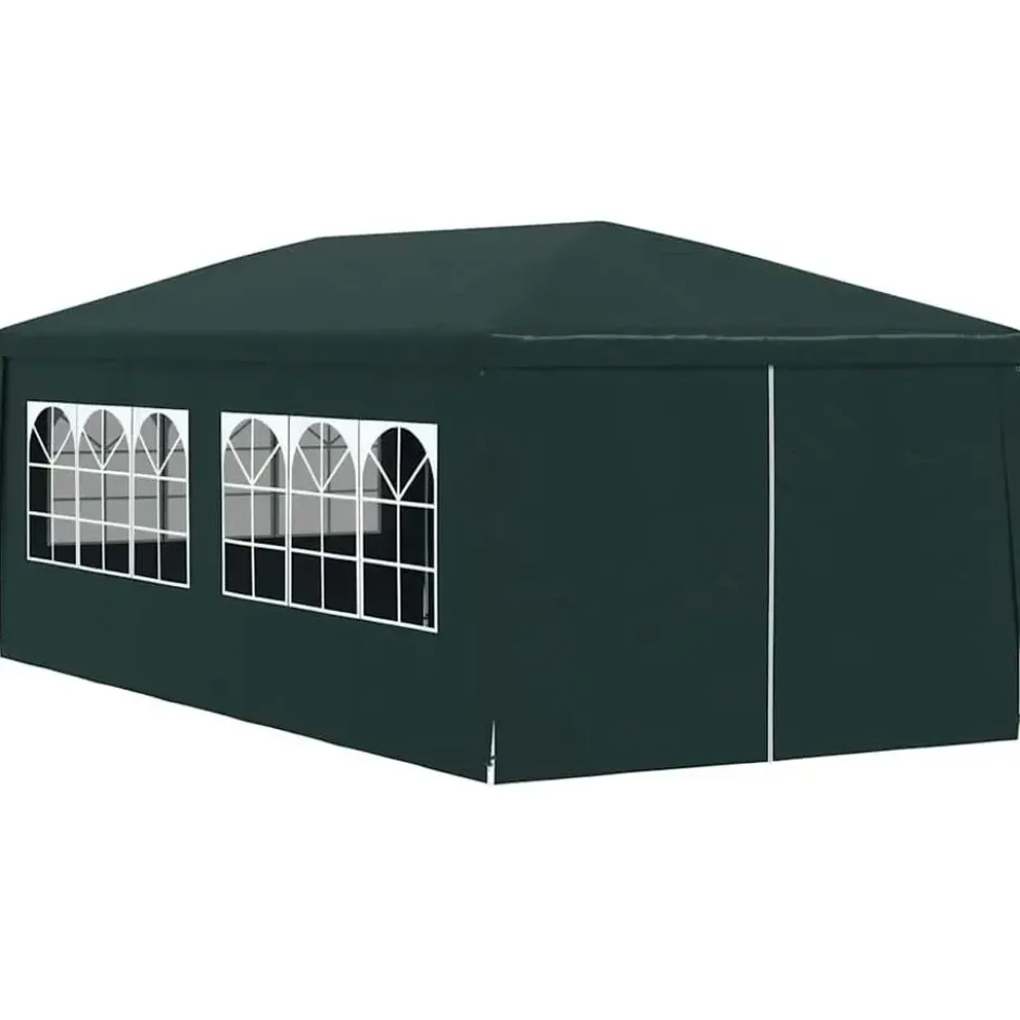 vidaXL - Partytent - Groen - Polyetheen - 3 x 6 m