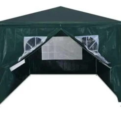 vidaXL - Partytent - Groen - Polyetheen