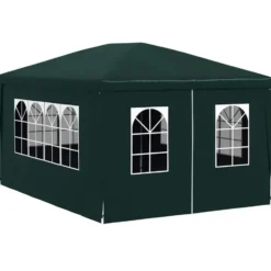 vidaXL - Partytent - Groen - Polyetheen