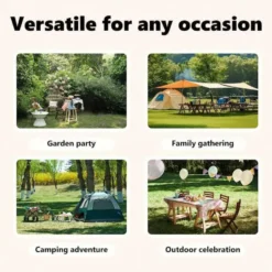vidaXL - Partytent inklapbaar met zijwanden - 3x6 m zwart