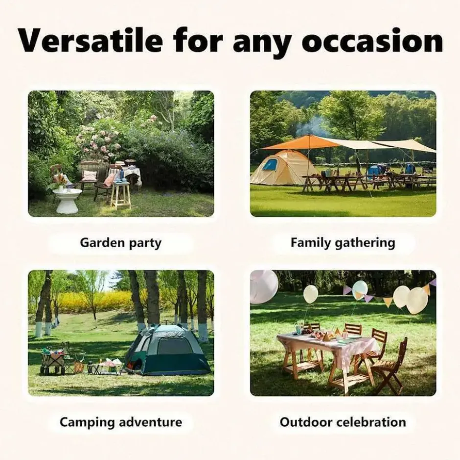 vidaXL - Partytent inklapbaar met zijwanden - 3x6 m zwart