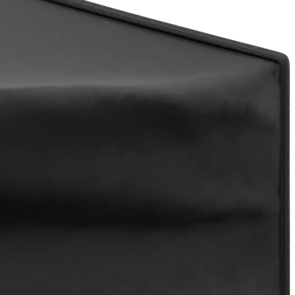 vidaXL - Partytent inklapbaar met zijwanden - 3x6 m zwart
