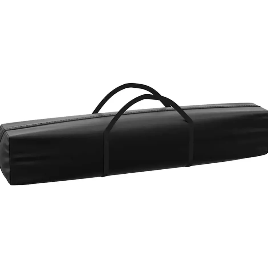 vidaXL - Partytent inklapbaar met zijwanden - 3x6 m zwart