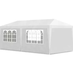vidaXL - Partytent - Wit - Stof