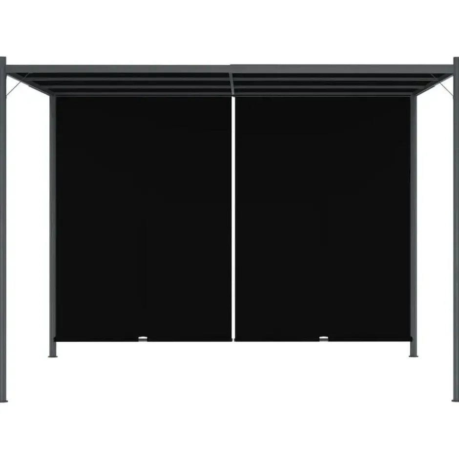 vidaXL - Pergola - Antraciet - Staal
