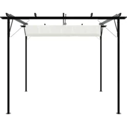 vidaXL - Pergola - Crème - Staal