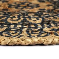 vidaXL - Placemat - Blauw - Jute - 4 stuks