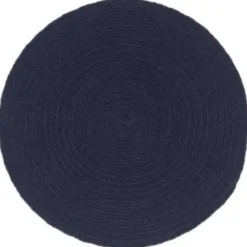 vidaXL - Placemat - Blauw - Katoen - 6 stuks