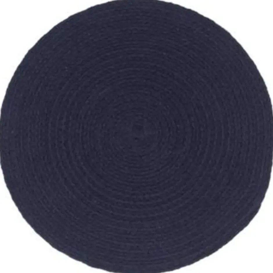 vidaXL - Placemat - Blauw - Katoen - 6 stuks