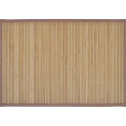 vidaXL - Placemat - Bruin - Bamboe
