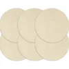 vidaXL - Placemat - Bruin - Katoen - 6 stuks