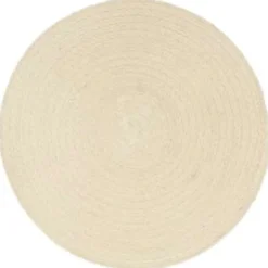 vidaXL - Placemat - Bruin - Katoen - 6 stuks