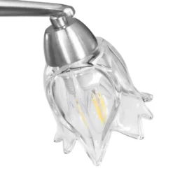 vidaXL - Plafondlamp - Transparent - Glas