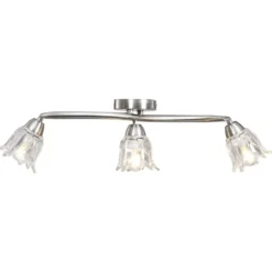 vidaXL - Plafondlamp - Transparent - Glas