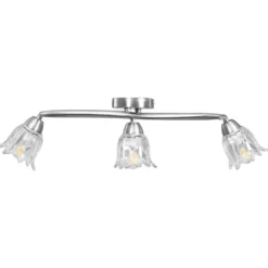 vidaXL - Plafondlamp - Transparent - Glas