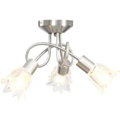 vidaXL - Plafondlamp - Transparent - Glas