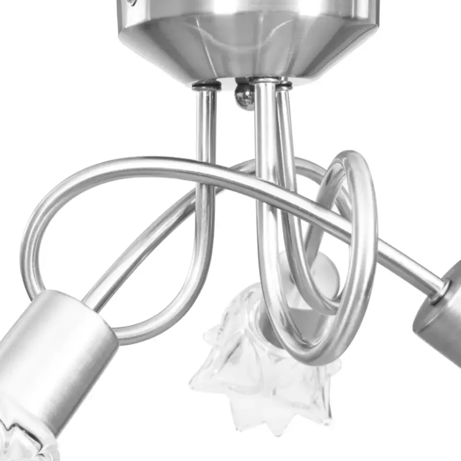 vidaXL - Plafondlamp - Transparent - Glas
