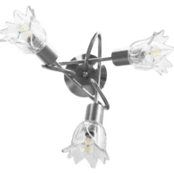 vidaXL - Plafondlamp - Transparent - Glas