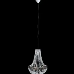 vidaXL - Plafondlamp - Transparent - Staal - 36.5 x 46 cm