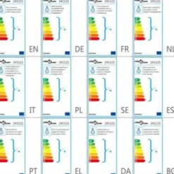 vidaXL - Plafondlamp - Transparent - Staal - 36.5 x 46 cm