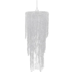 vidaXL - Plafondlamp - Transparent - Staal - 26 x 70 cm