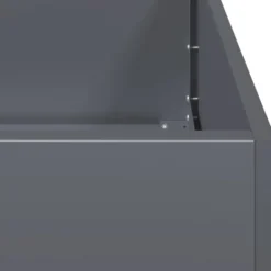 vidaXL - Plantenbak Antraciet 200x40x40 cm Koudgewalst Staal