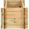 vidaXL - Plantenbak - Bruin - Grenenhout - 120 cm