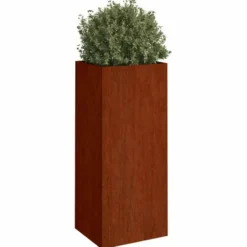 vidaXL - Plantenbak - Bruin - Staal
