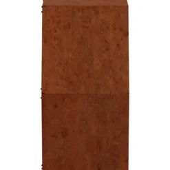 vidaXL - Plantenbakken wandmontage 46x10x40 cm cortenstaal roestig 2 Stuks