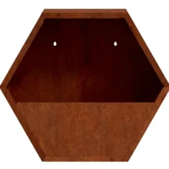 vidaXL - Plantenbakken wandmontage 46x10x40 cm cortenstaal roestig 2 Stuks