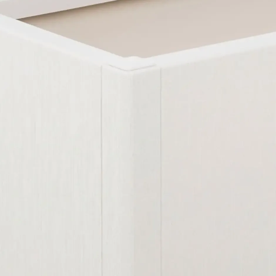 vidaXL - Plantenbak met latwerk 80x36x140 cm polypropeen wit
