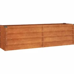 vidaXL - Plantenbak verhoogd 160x40x45 cm cortenstaal roestig