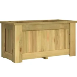 VIDAXL Plantenbak verhoogd 100x50x50 cm geïmpregneerd grenenhout