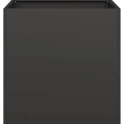 vidaXL - Plantenbak 40x40x40 cm koudgewalst staal zwart plantenbak