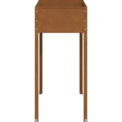 vidaXL - Plantenbak 100,5x40,5x90 cm weervast staal planter patio planter